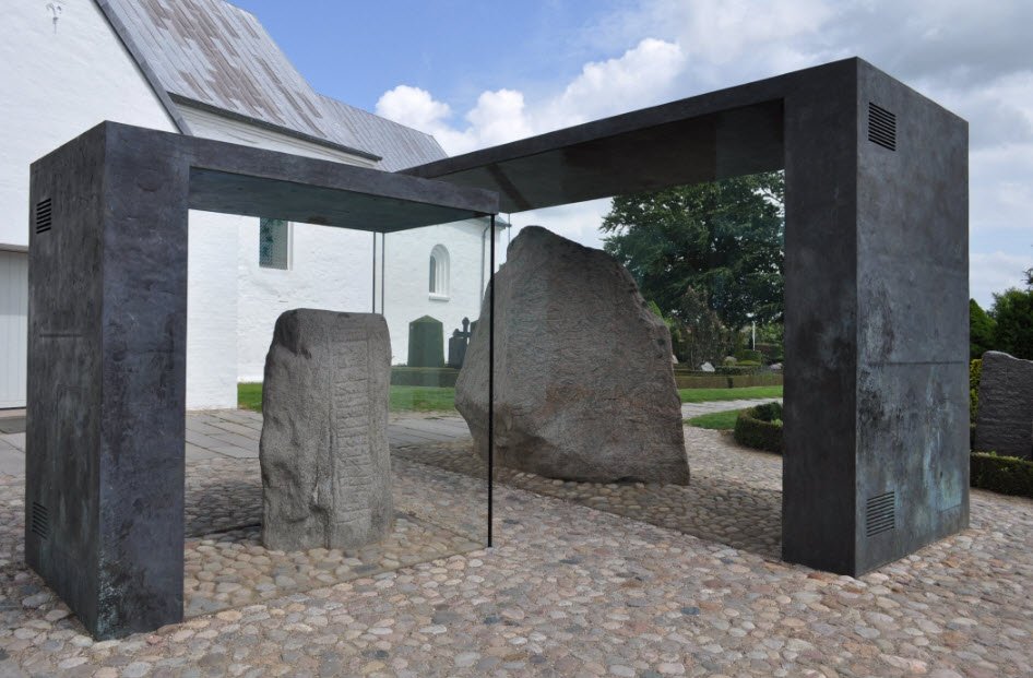 Jelling Stones, Jelling, Southern Denmark, Denmark